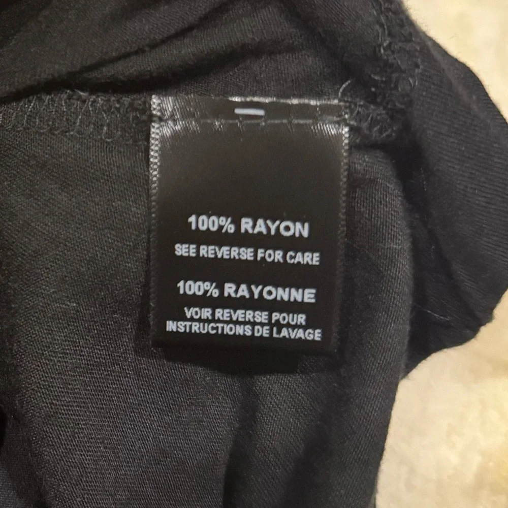 Saks Fifth Ultra Soft Black Slip Dress Understated Stretch Chemise Swim Cover - Picture 9 of 11